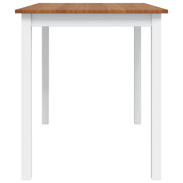 Vidaxl 5 Piece Dining Set Brown And White Dining Sets