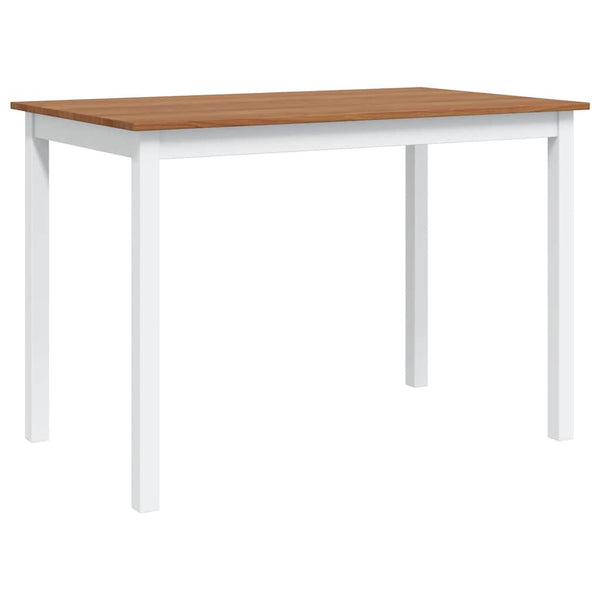 Vidaxl 5 Piece Dining Set Brown And White Dining Sets