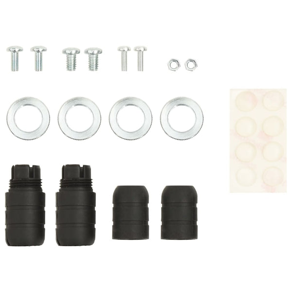 Universal Stand Silver 2 Pcs Speaker Mounts & Stands