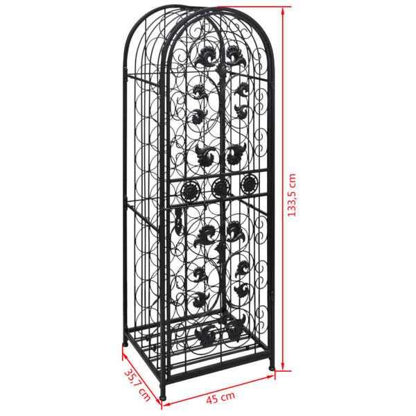 Wine Rack For 45 Bottles Metal Racks