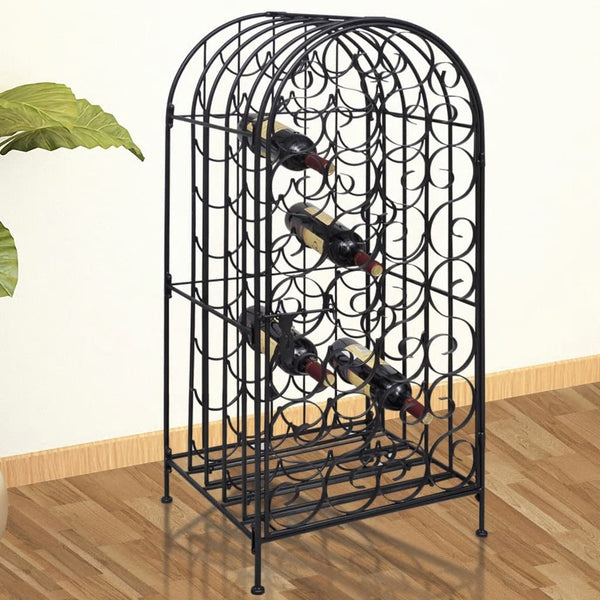 Wine Rack For 35 Bottles Metal Racks