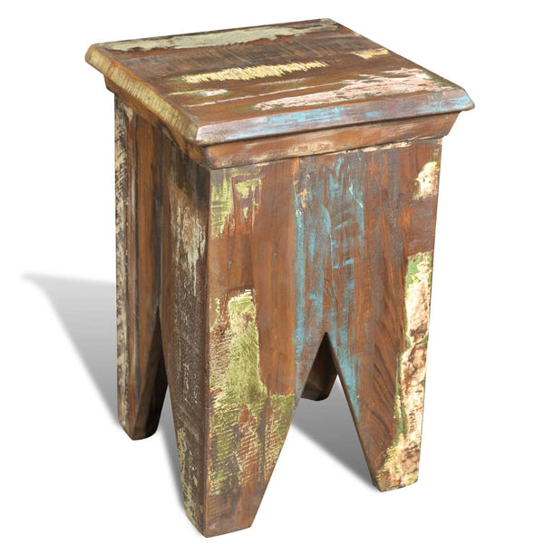 Vidaxl Stool Solid Reclaimed Wood Benches Bar Stools