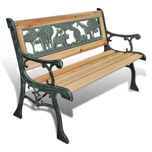 Vidaxl Children Garden Bench 84 Cm Wood Benches