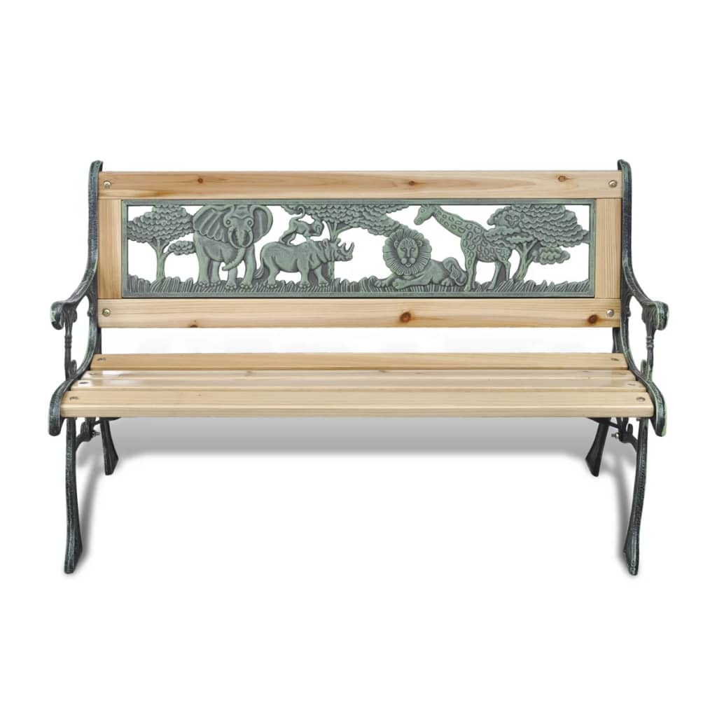 Vidaxl Children Garden Bench 84 Cm Wood Benches