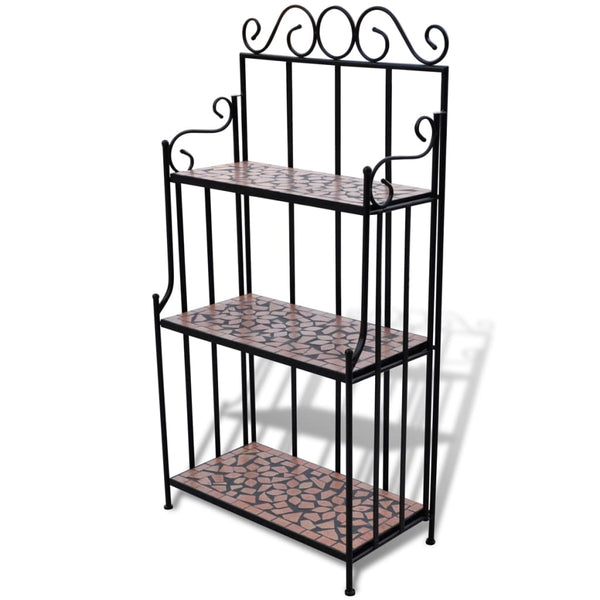 Vidaxl Mosaic Plant Stand Terracotta Plant Stands