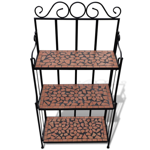 Vidaxl Mosaic Plant Stand Terracotta Plant Stands