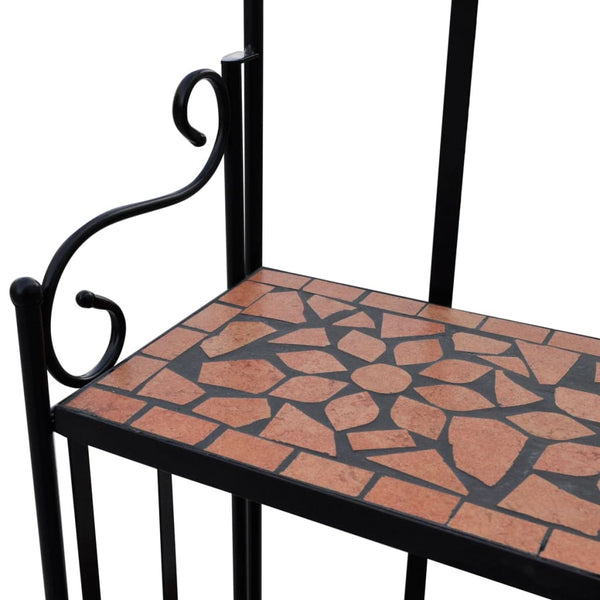 Vidaxl Mosaic Plant Stand Terracotta Plant Stands