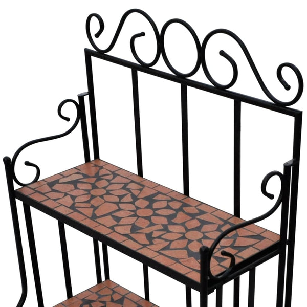 Vidaxl Mosaic Plant Stand Terracotta Plant Stands