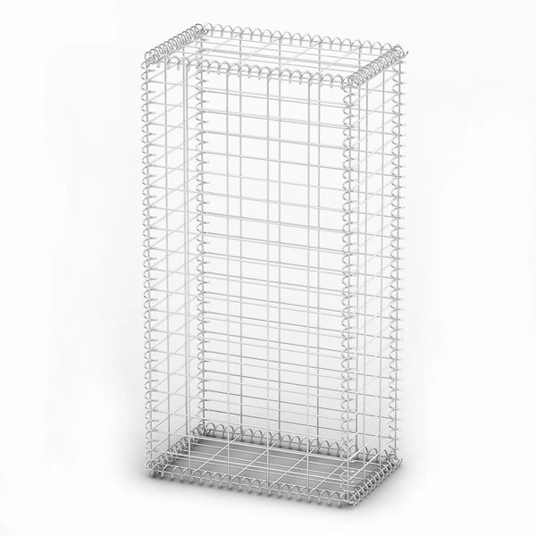 Gabion Basket With Lids Galvanised Wire 100 X 50 30 Cm Gabion Baskets