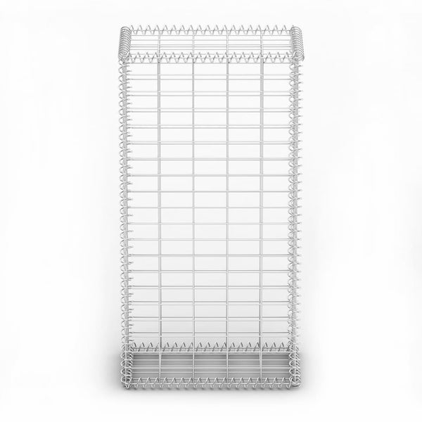 Gabion Basket With Lids Galvanised Wire 100 X 50 30 Cm Gabion Baskets