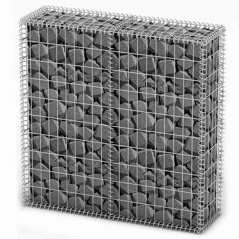 Vidaxl Gabion Basket With Lids Galvanised Wire 100 X 30 Cm Gabion Baskets