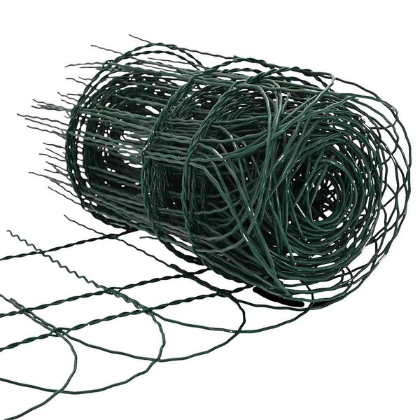 Vidaxl Garden Border Fence Powder Coated Iron 25X0.4 M Fence Panels