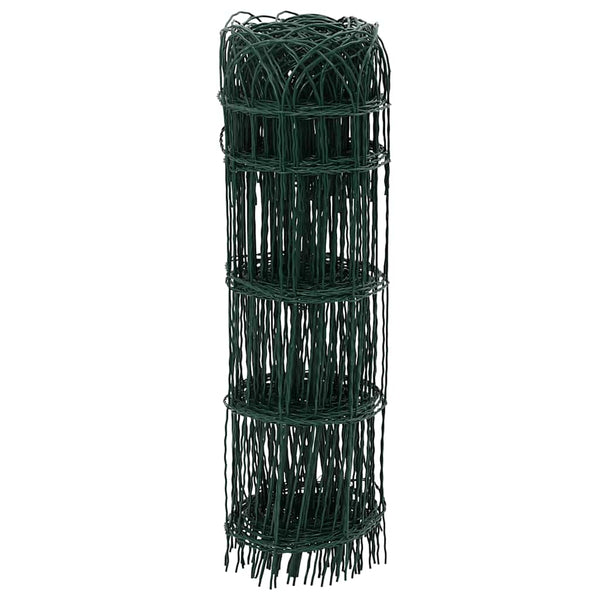 Vidaxl Garden Border Fence Powder Coated Iron 10X0.65 M Fence Panels