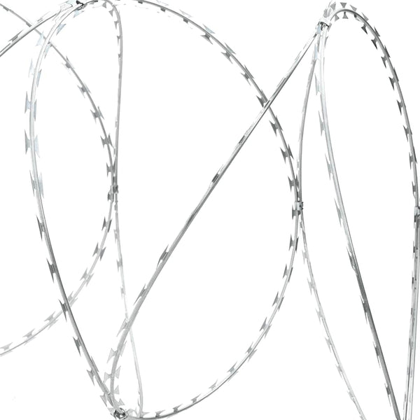 Vidaxl Razor Wire Helical Roll Galvanised Steel 100 M Garden Fencing Accessories