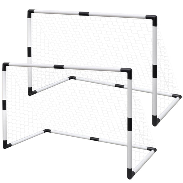 Vidaxl Mini Post Net Set 2 Pcs For Kids 91.5 X 48 61 Cm Soccer Goals