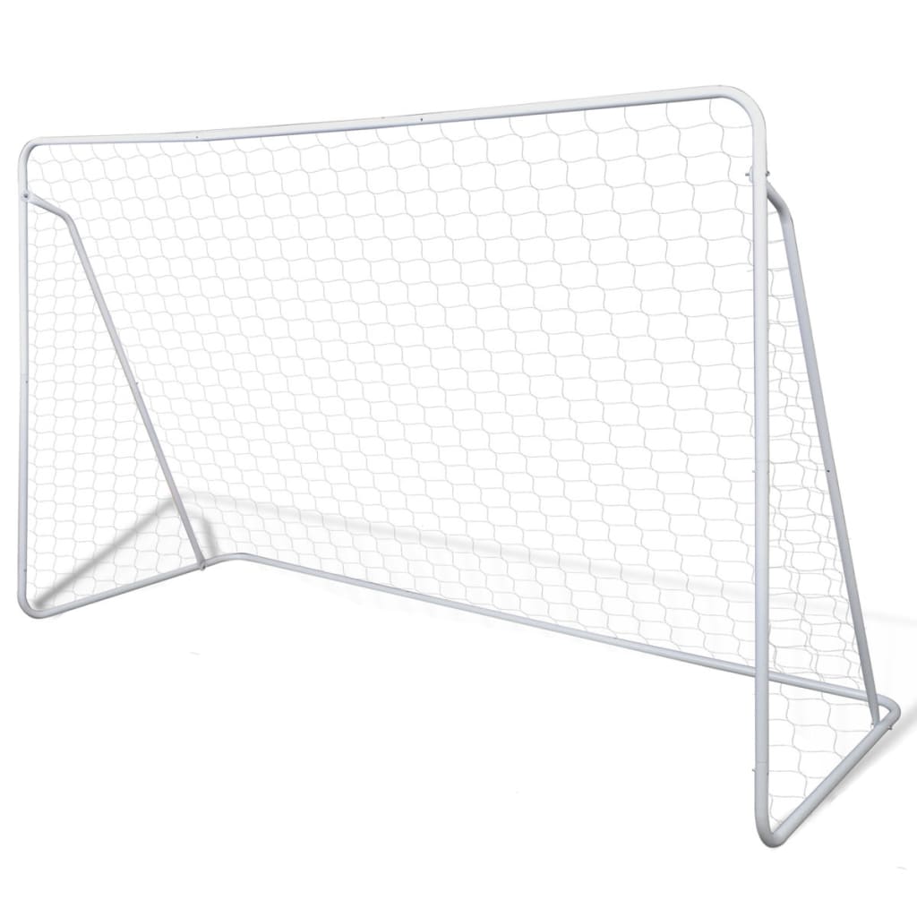 Soccer Goal Post Net Set Steel 240 X 90 150 Cm High Quality Soccer Goals