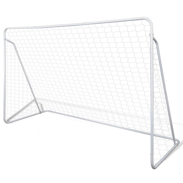 Soccer Goal Post Net Set Steel 240 X 90 150 Cm High Quality Soccer Goals