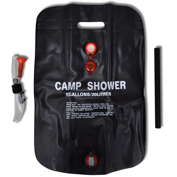 Camp Shower 2 Pcs 20 L Portable Showers & Accessories