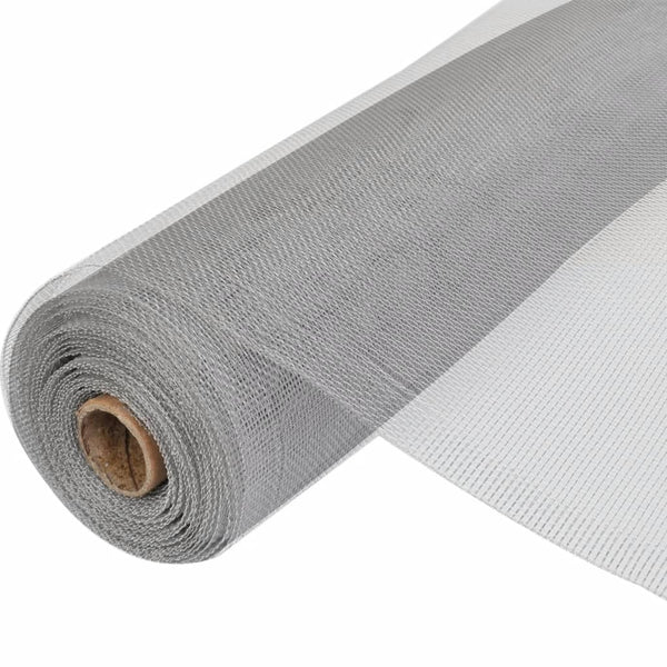 Mesh Screen Aluminium 100X1000 Cm Silver Fence Panels