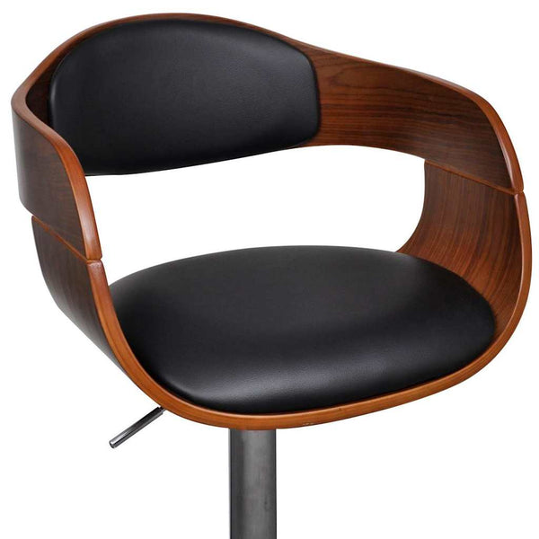 Vidaxl Bar Stool Bent Wood And Faux Leather Benches Bar Stools
