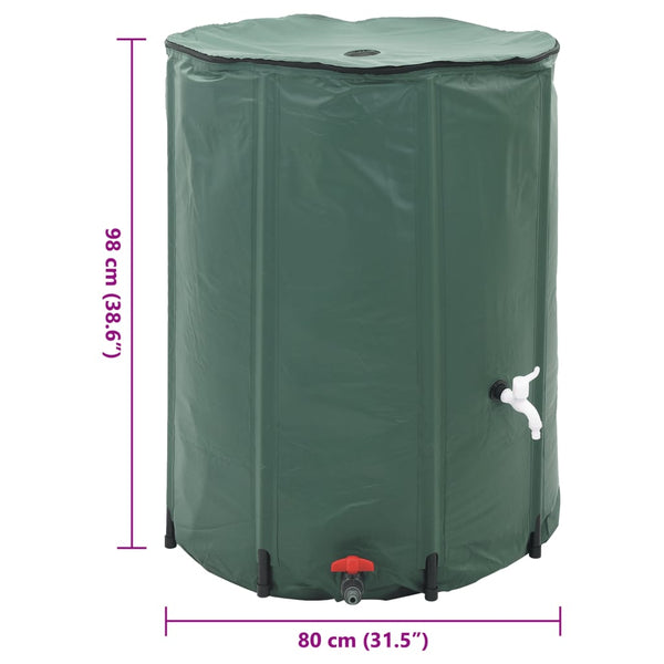 Vidaxl Collapsible Rain Water Tank 500 L Water Pumps & Pressure Tanks