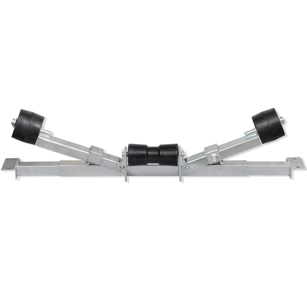 Boat Trailer Bottom Support Bracket With Keel Rollers Boat Trailers