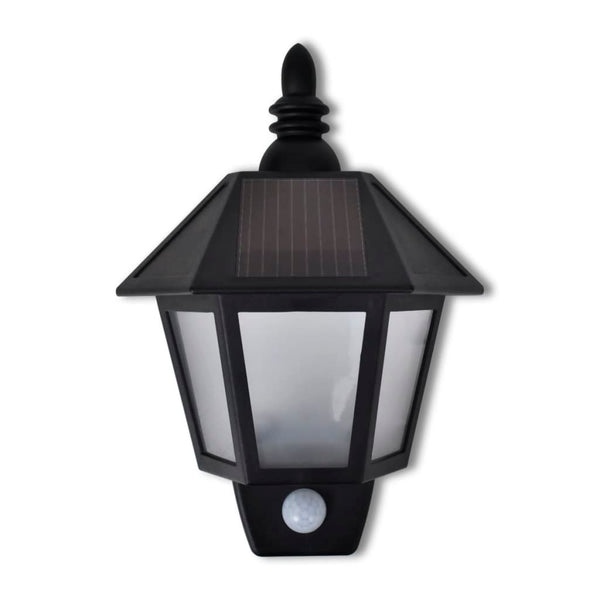Solar Wall Lamp With Motion Sensor 2 Pcs Landscape & Walkway Lights