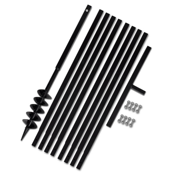 Ground Drill With Handle 100 Mm Extension Tube 9 Steel Post Hole Diggers & Augers