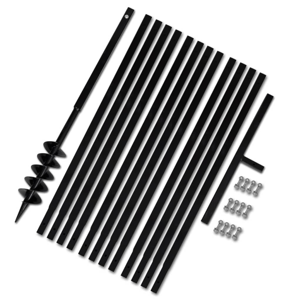 Ground Drill With Handle 100 Mm Extension Tube 13 Steel Post Hole Diggers & Augers