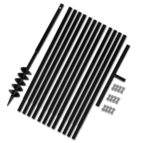 Ground Drill With Handle 100 Mm Extension Tube 13 Steel Post Hole Diggers & Augers