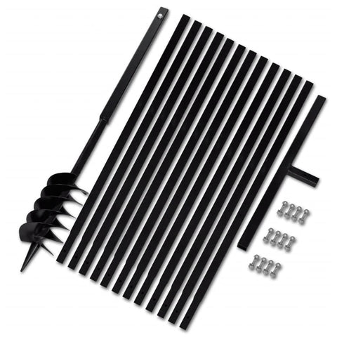 Ground Drill With Handle 120 Mm Extension Tube 13 Steel Post Hole Diggers & Augers