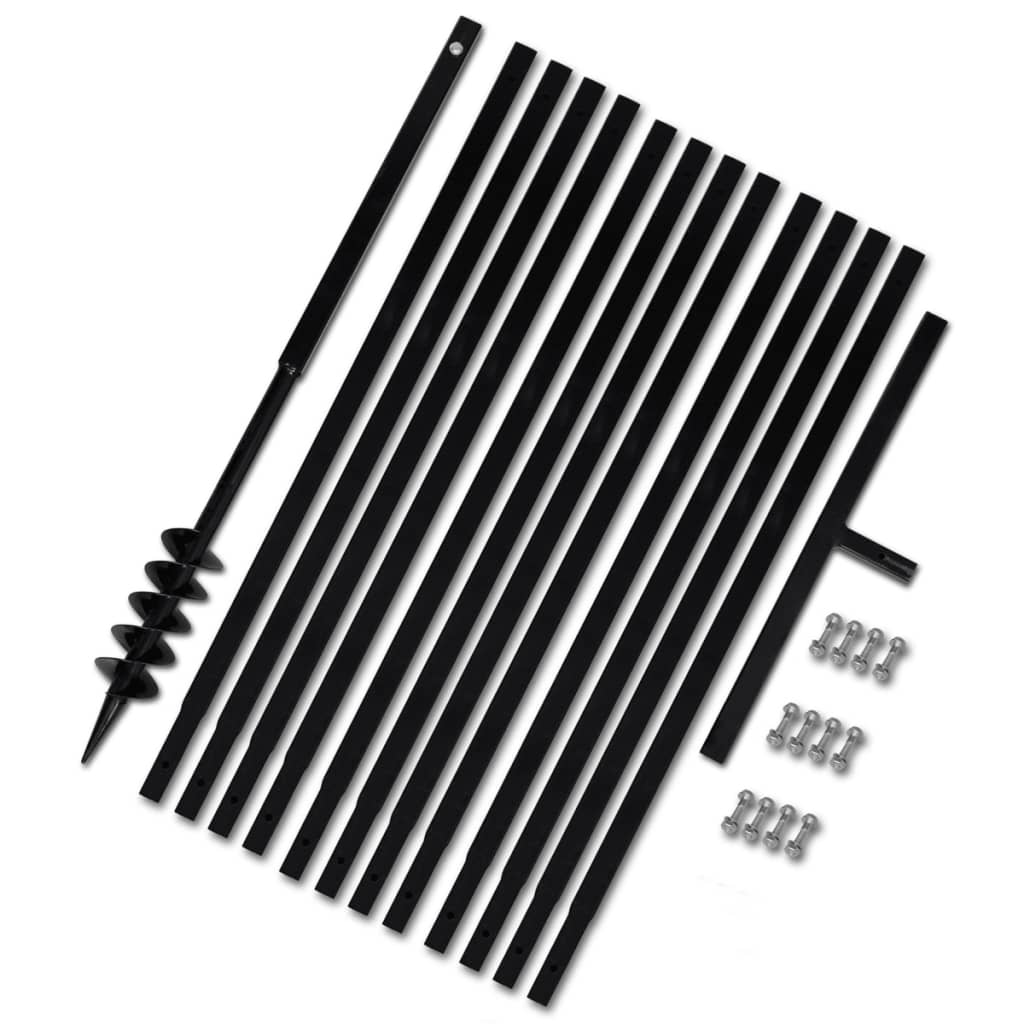 Ground Drill With Handle 80 Mm Extension Tube 13 Steel Post Hole Diggers & Augers