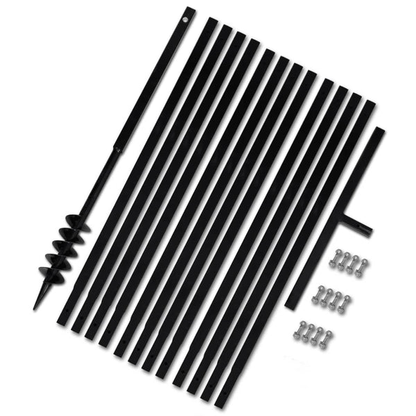 Ground Drill With Handle 80 Mm Extension Tube 13 Steel Post Hole Diggers & Augers