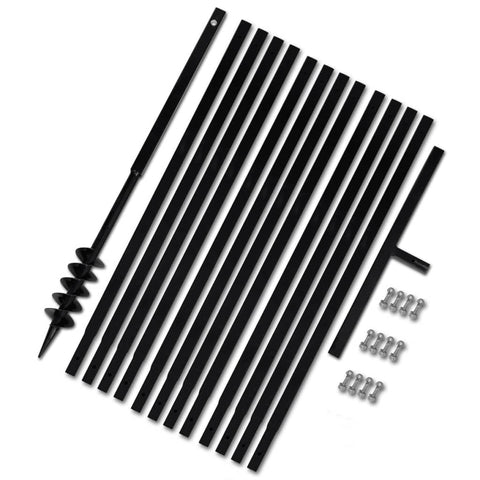 Ground Drill With Handle 80 Mm Extension Tube 13 Steel Post Hole Diggers & Augers