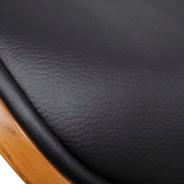 Vidaxl 6 Pcs Bent Wood And Faux Leather Dining Chairs