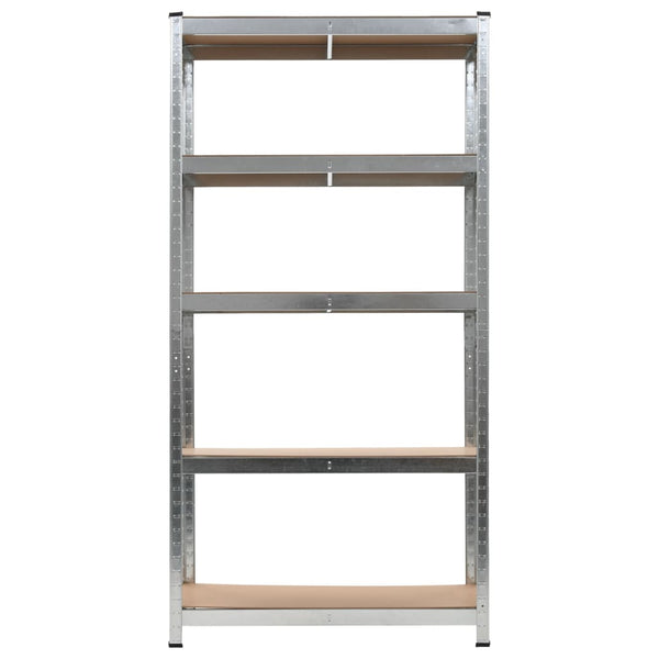 Storage Shelf Silver 2 Pcs Storage Units