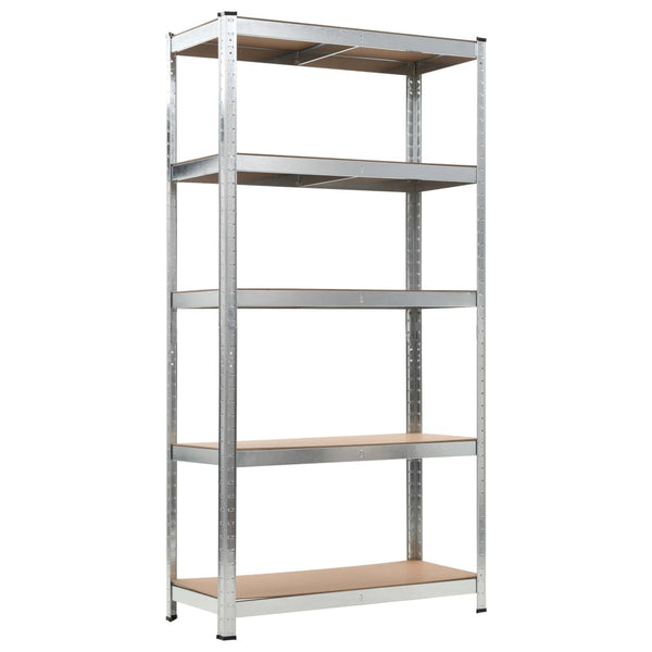 Storage Shelf Silver 2 Pcs Storage Units