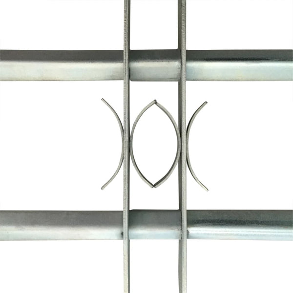 Adjustable Security Grille For Windows With 2 Crossbars 1000-1500 Mm