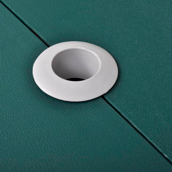 Vidaxl Foldable Camping Table Set With 4 Stools Aluminium Extra Light Green Camping Tables