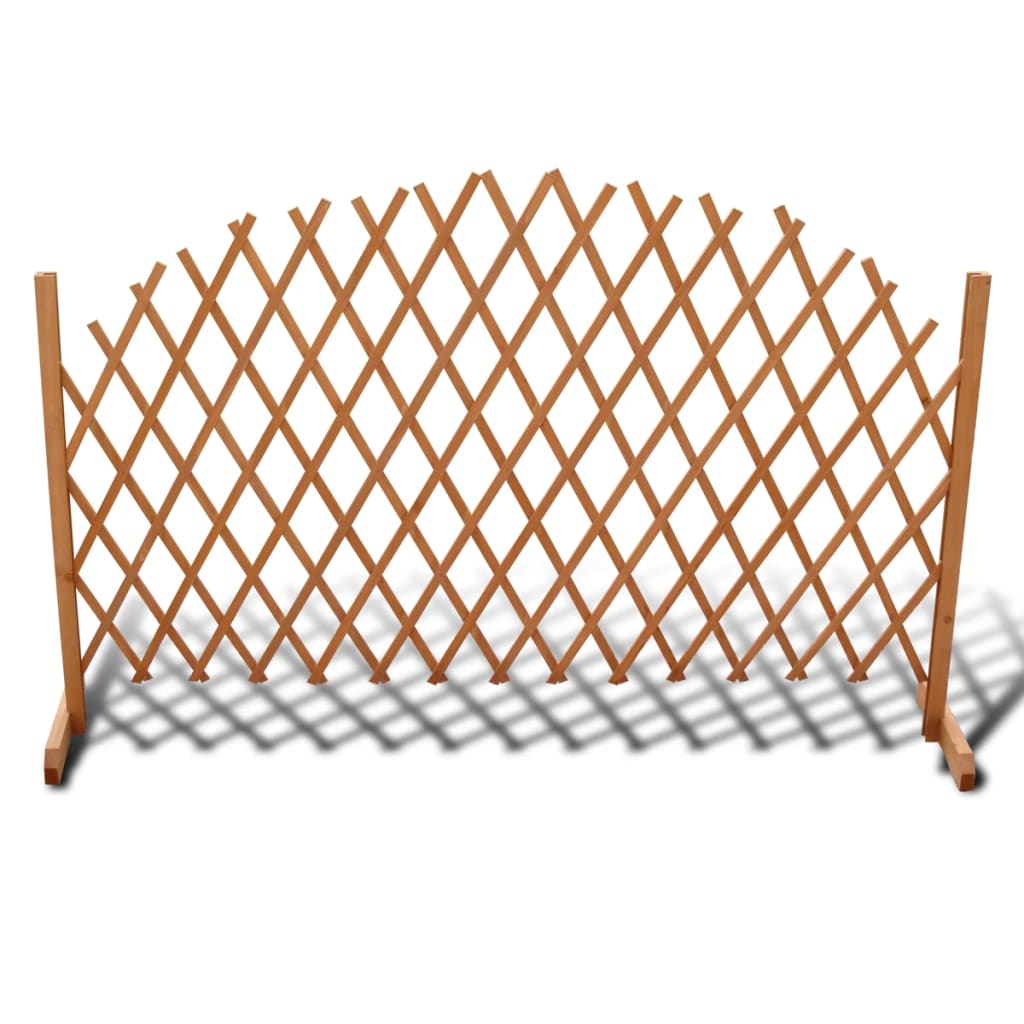 Vidaxl Trellis Fence Solid Wood 180X100 Cm Fence Panels