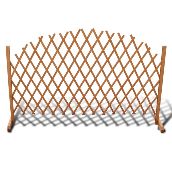 Vidaxl Trellis Fence Solid Wood 180X100 Cm Fence Panels