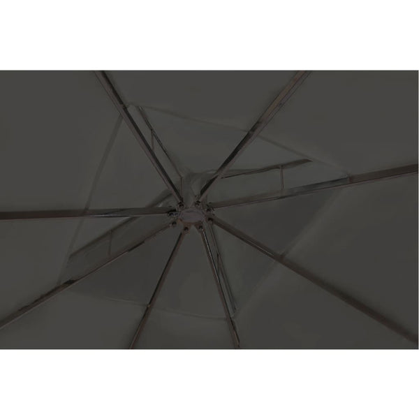 Vidaxl Poly Rattan Gazebo With Dark Grey Roof 3 X M Gazebos & Pergolas