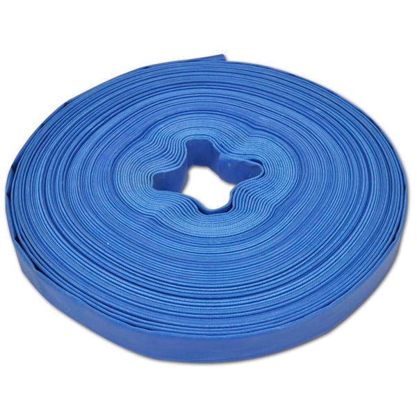 Vidaxl Flat Hose 50 M 1" Pvc Water Delivery Hoses