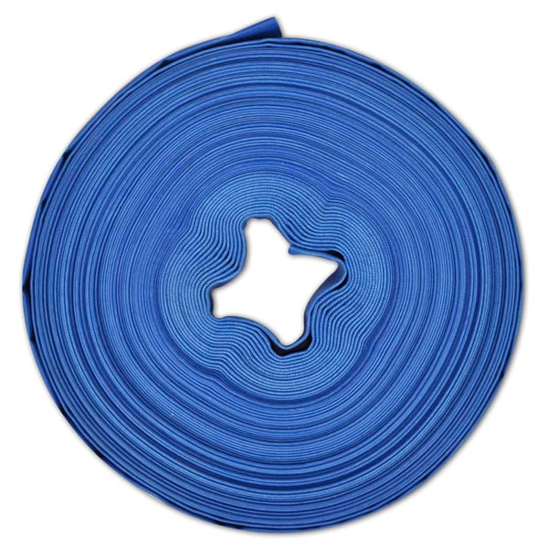 Vidaxl Flat Hose 50 M 1" Pvc Water Delivery Hoses