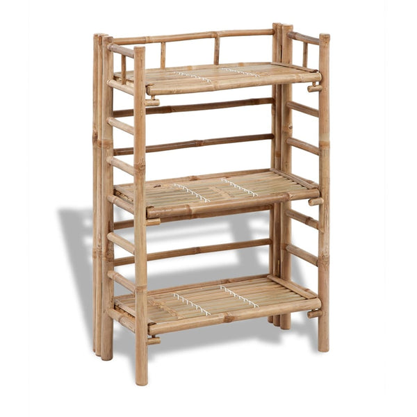 Vidaxl 3 Tier Bamboo Plant Rack Plant Stands