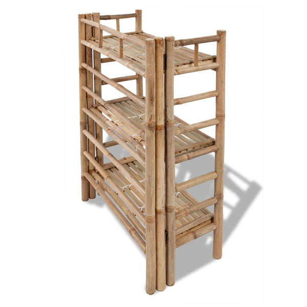 Vidaxl 3 Tier Bamboo Plant Rack Plant Stands