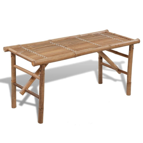 Folding Garden Bench 118 Cm Bamboo Benches