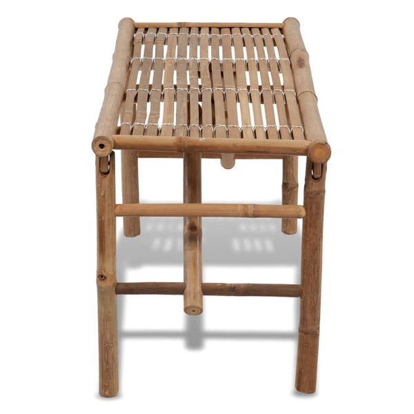Benches Folding Garden Bench 118 Cm Bamboo