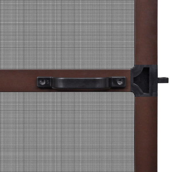 Brown Hinged Insect Screen For Doors Window Screens