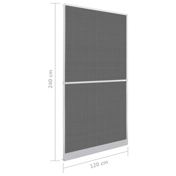 Window Screens White Hinged Insect Screen For Doors 120 X 240 Cm